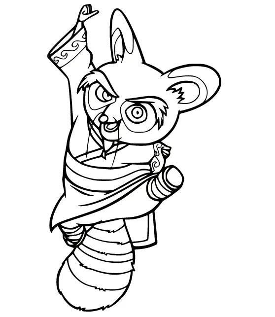 Kung Fu Panda Coloring Pages 55