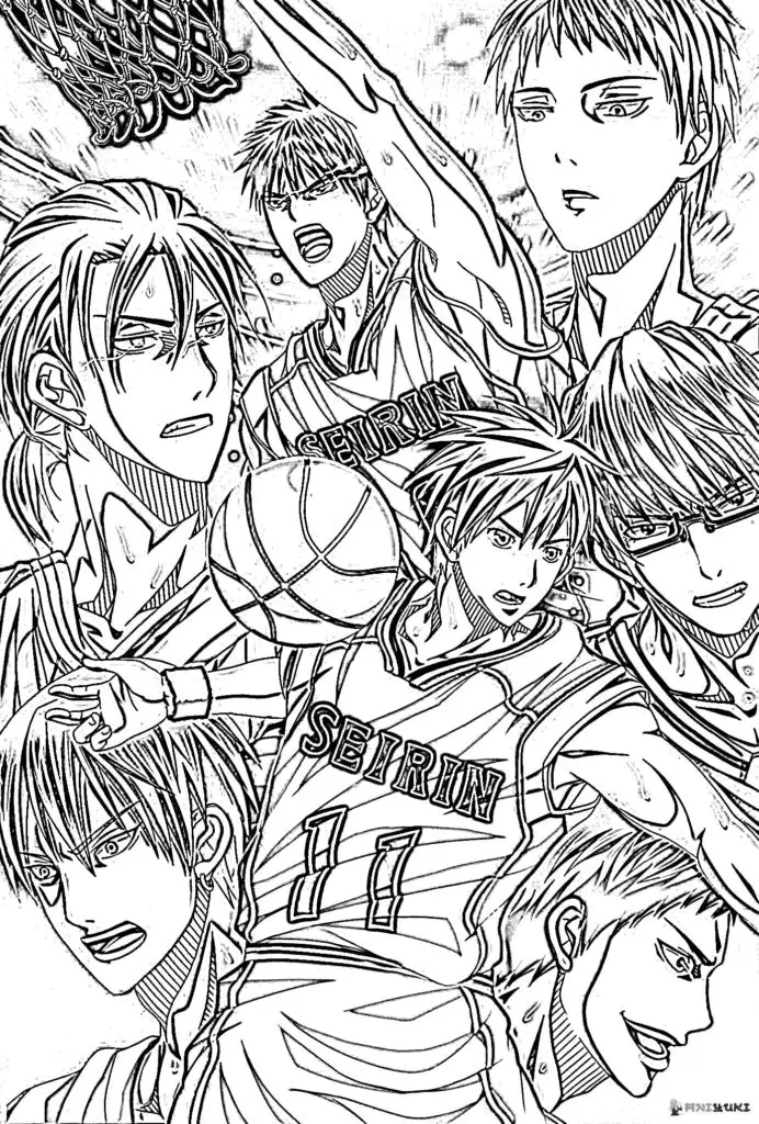 Kuroko No Basket Ausmalbilder 2