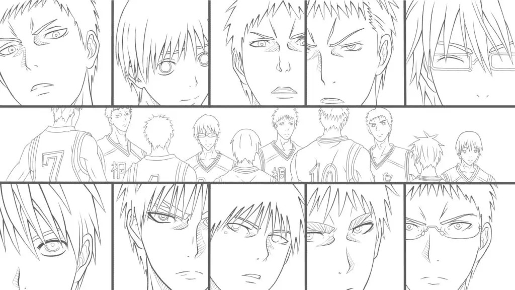 Kuroko No Basket Ausmalbilder 38