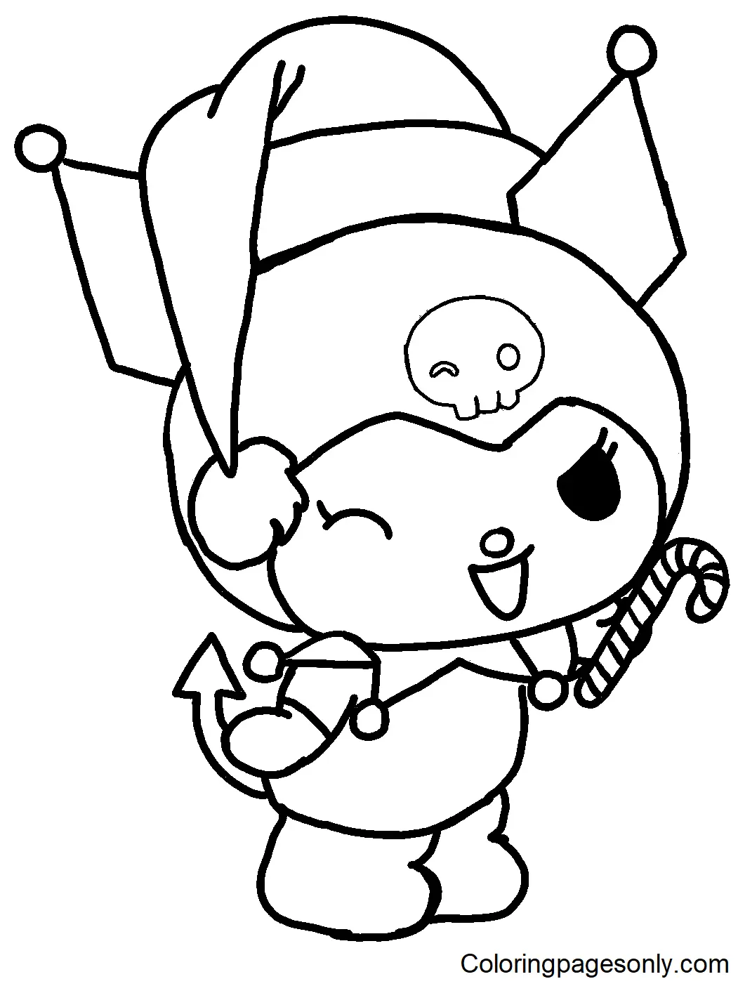 Kuromi Coloring Pages 14