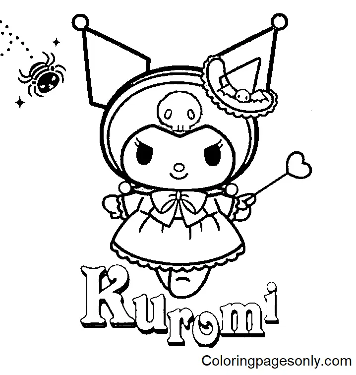 Kuromi Coloring Pages 15