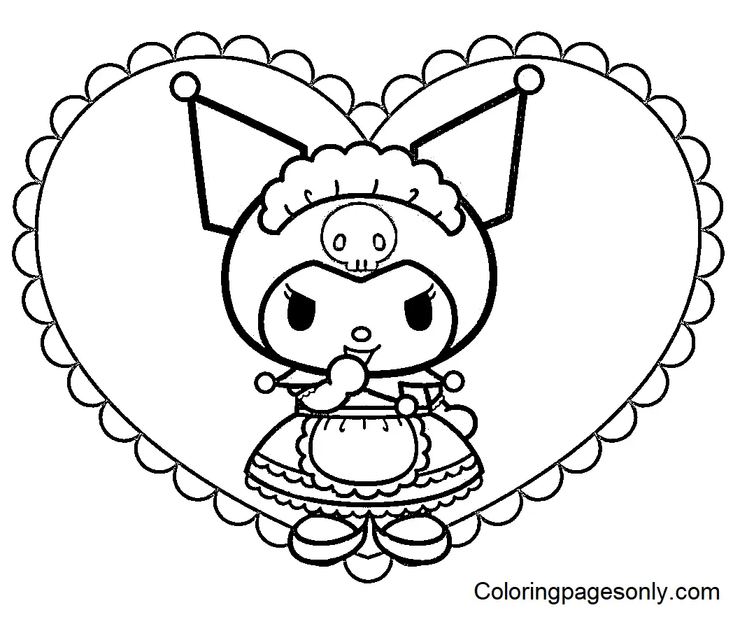 Kuromi Coloring Pages 20