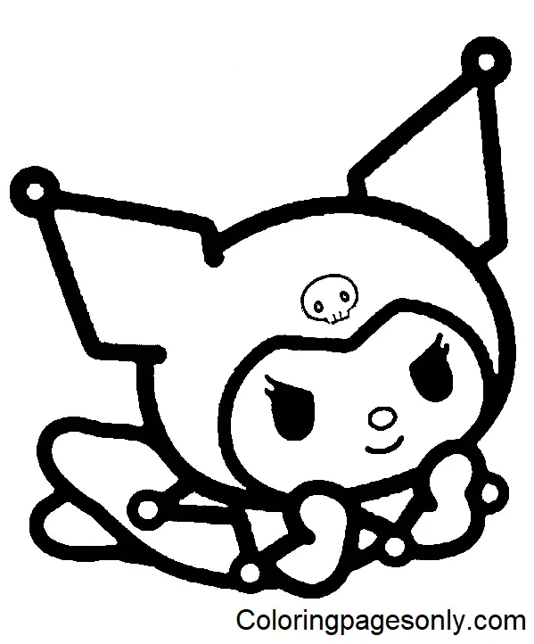 Kuromi Coloring Pages 22