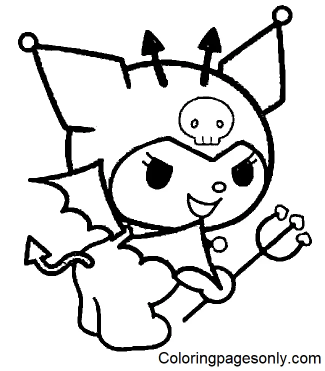 Kuromi Coloring Pages 25
