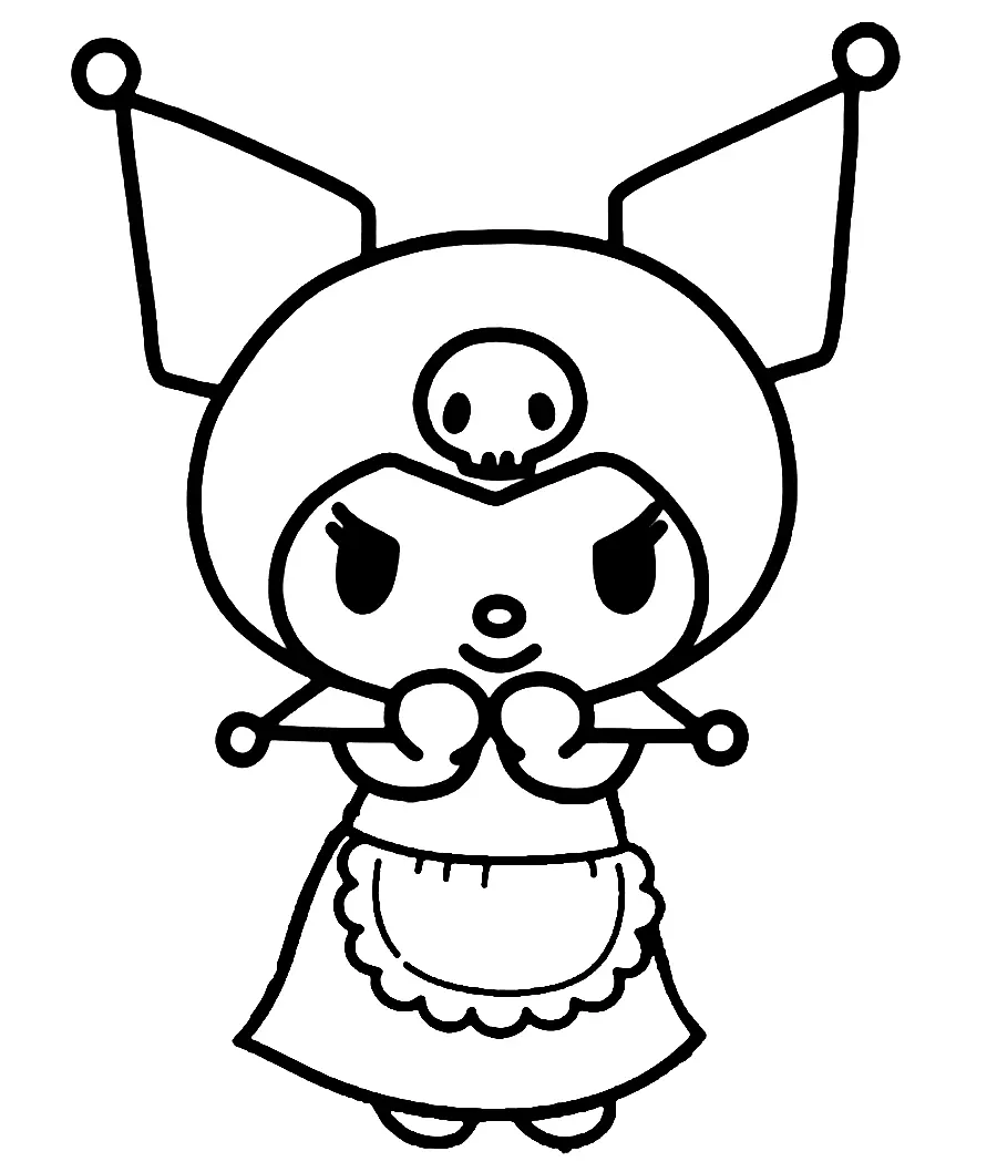 Kuromi Coloring Pages 26