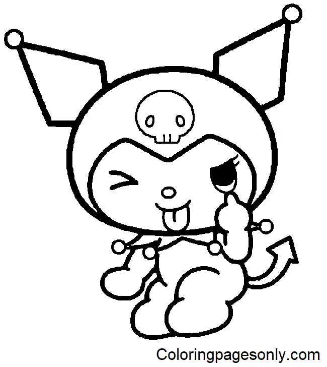 Kuromi Coloring Pages 27