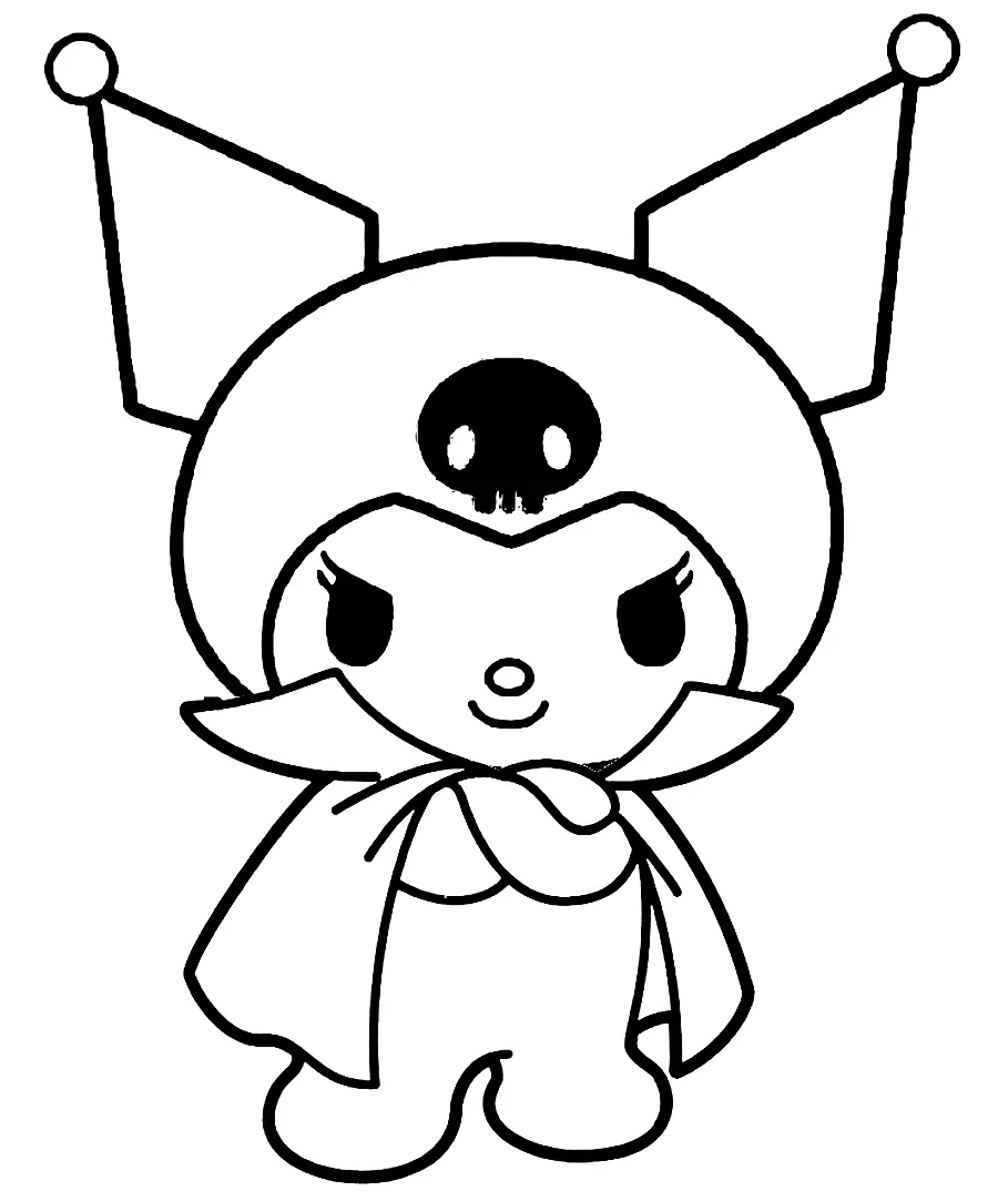 Kuromi Coloring Pages 29