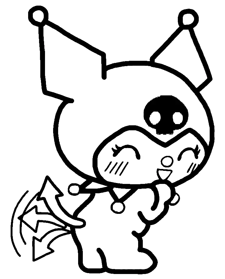 Kuromi Coloring Pages 32