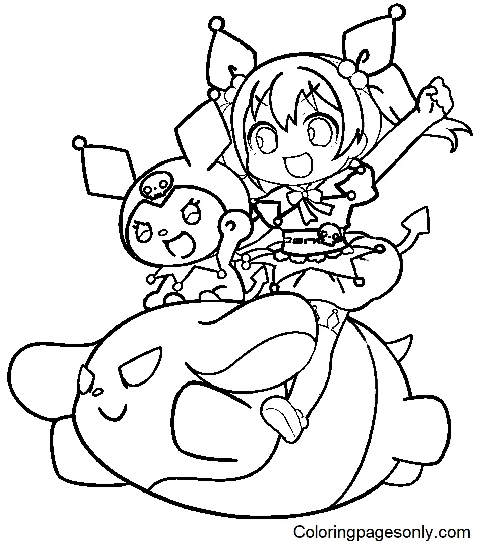 Kuromi Coloring Pages 34