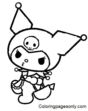 Kuromi Coloring Pages 37