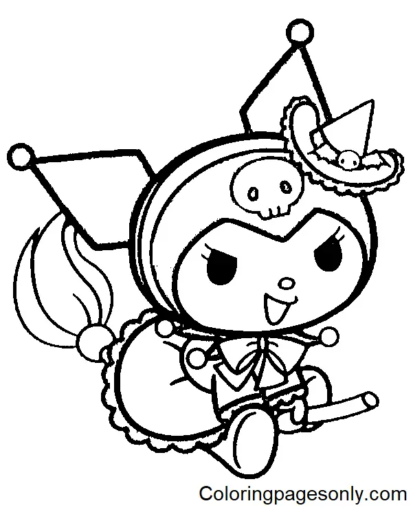 Kuromi Coloring Pages 41