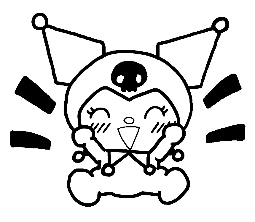 Kuromi Coloring Pages 46