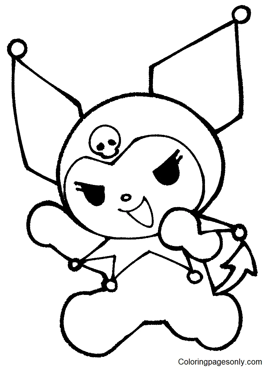 Kuromi Coloring Pages 48