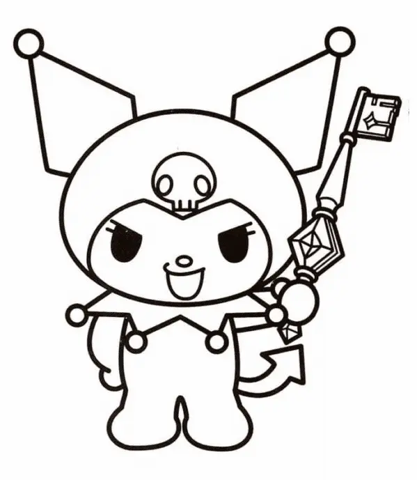 Kuromi Coloring Pages 7