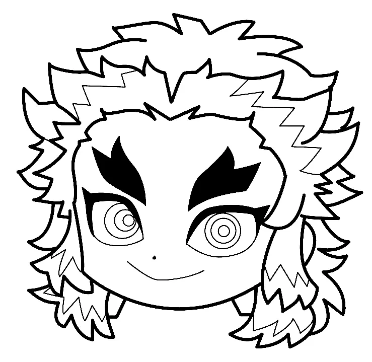 Kyojuro Rengoku Ausmalbilder 24