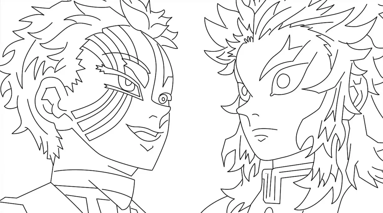 Kyojuro Rengoku Ausmalbilder 32