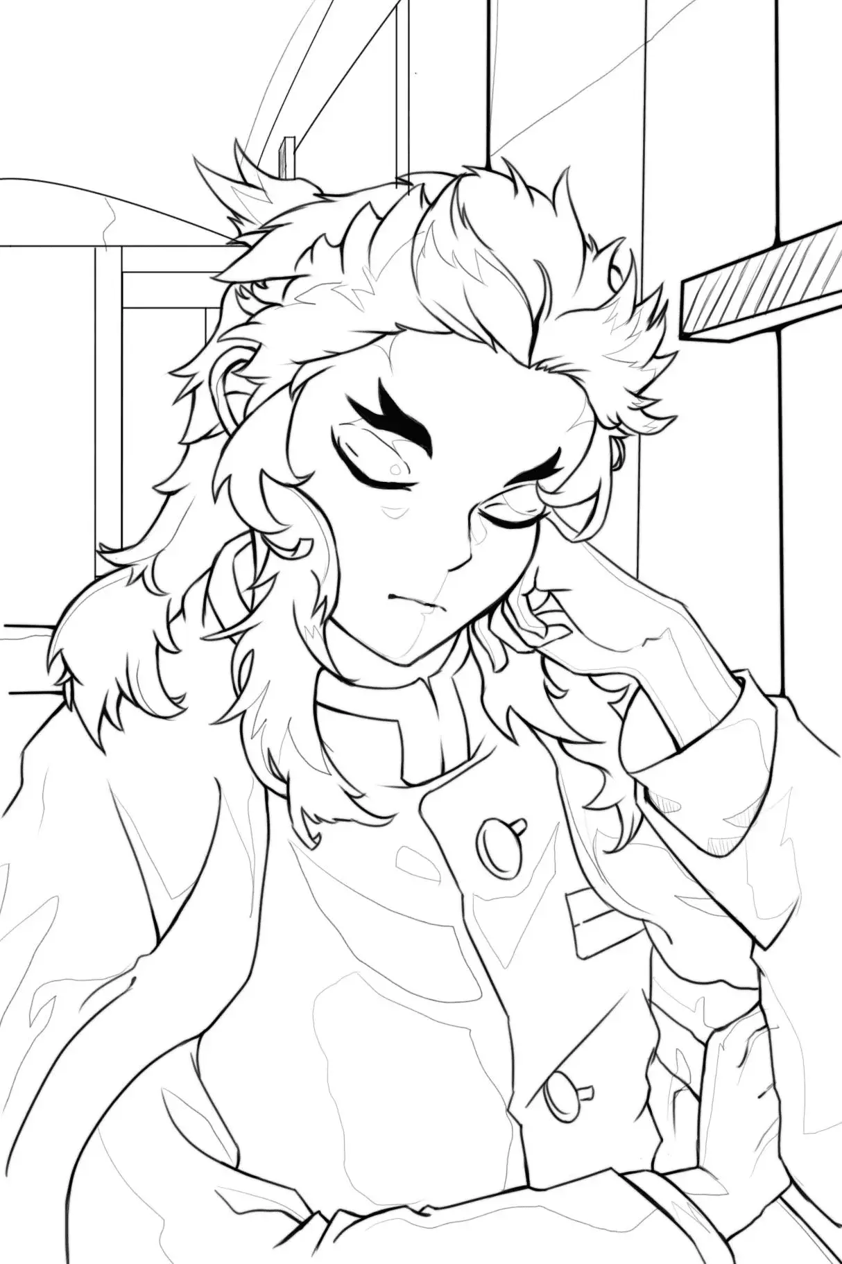 Kyojuro Rengoku Ausmalbilder 43