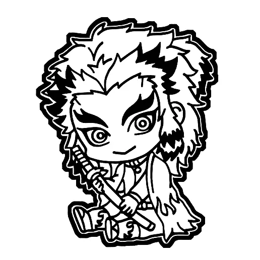 Kyojuro Rengoku Ausmalbilder 47