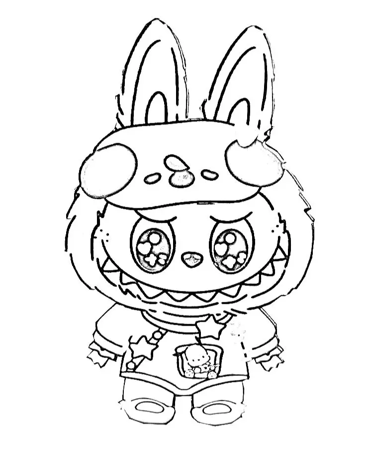 Labubu Coloring Pages 2