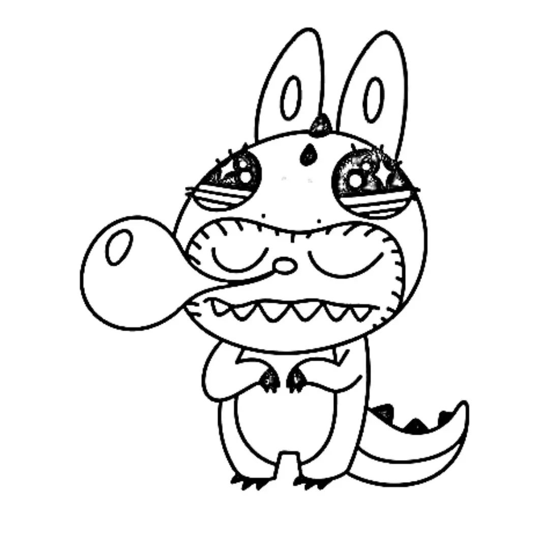 Labubu Coloring Pages 3