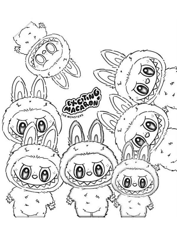 Labubu Coloring Pages 30