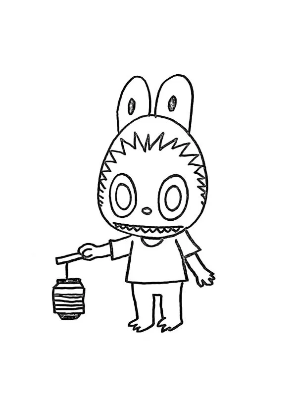 Labubu Coloring Pages 36