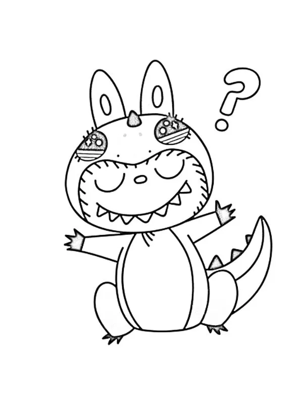 Labubu Coloring Pages 45