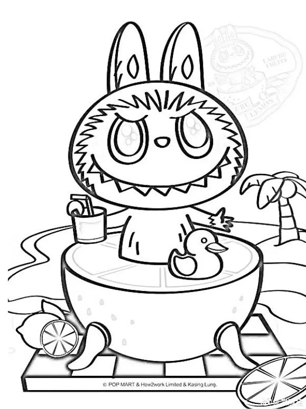 Labubu Coloring Pages 64