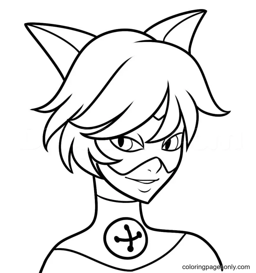 Ladybug and Cat Noir Coloring Pages 36