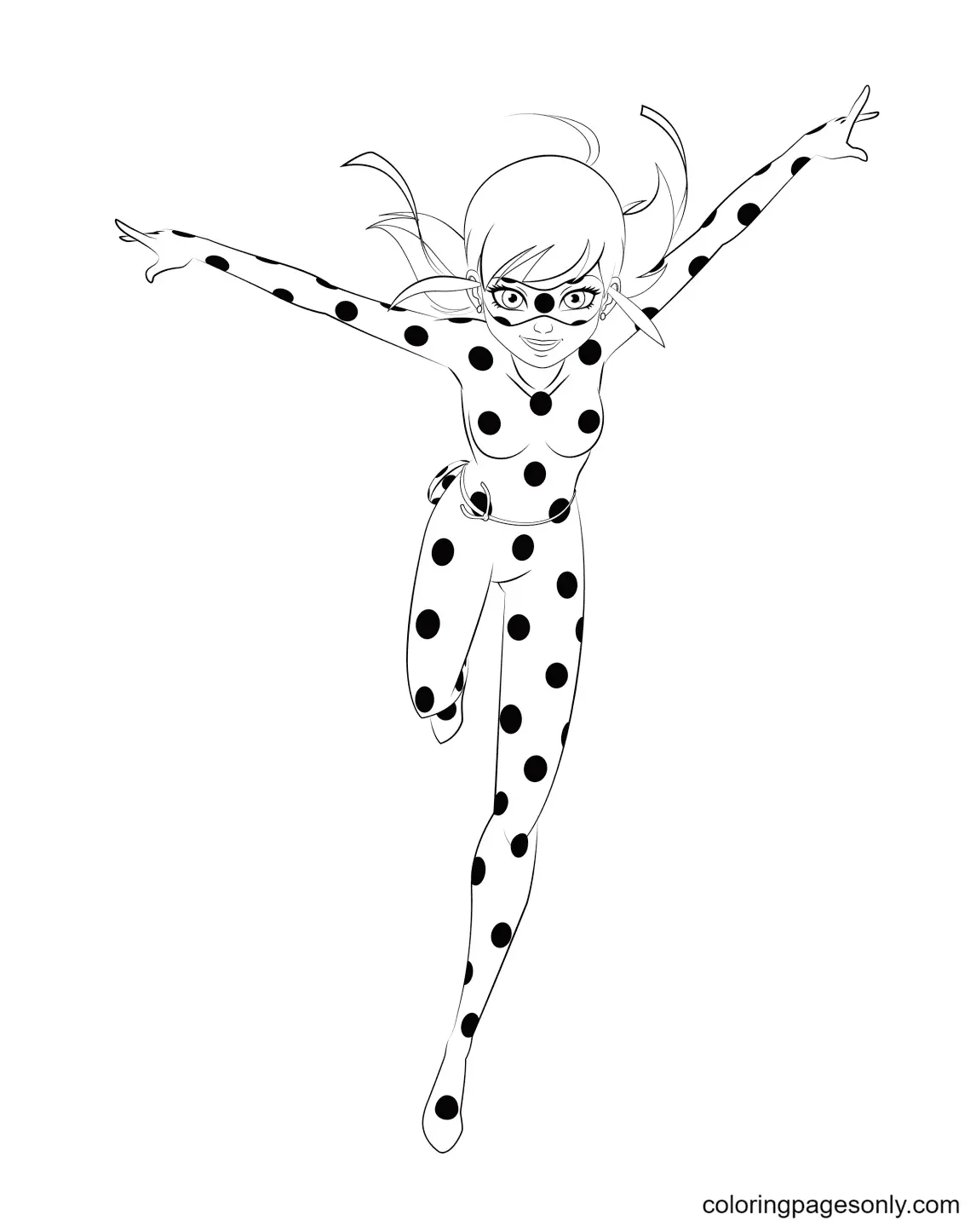 Ladybug and Cat Noir Coloring Pages 43
