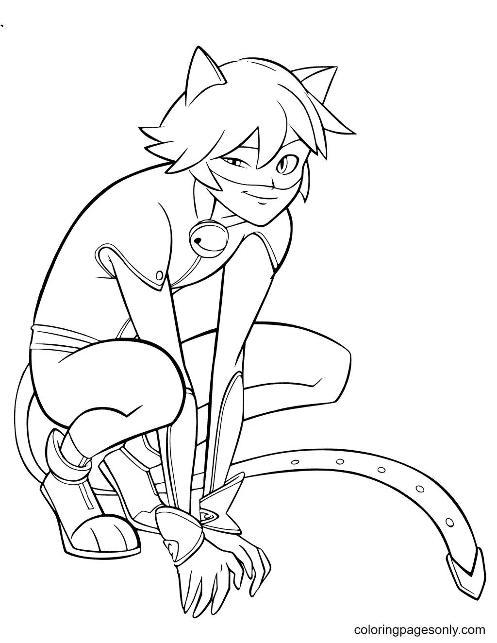 Ladybug and Cat Noir Coloring Pages 54