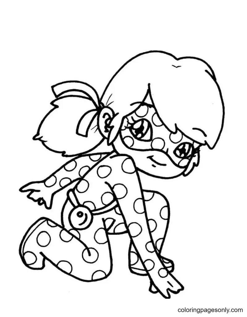 Ladybug and Cat Noir Coloring Pages 58