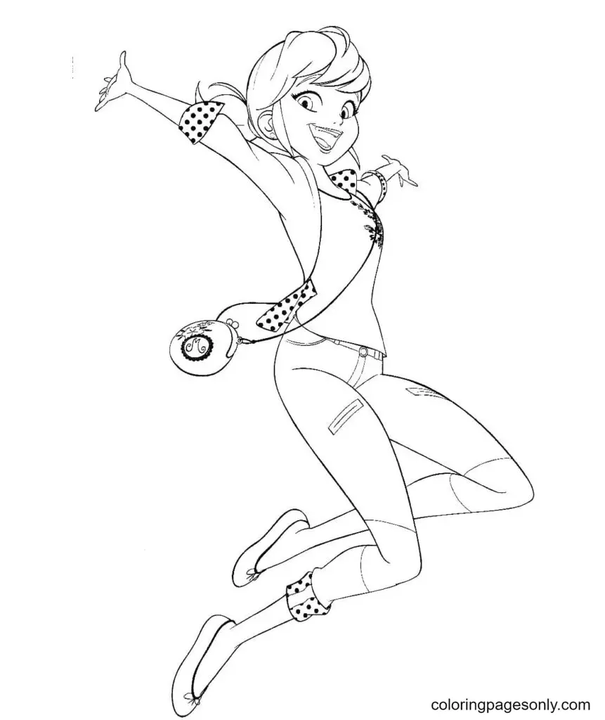 Ladybug and Cat Noir Coloring Pages 62