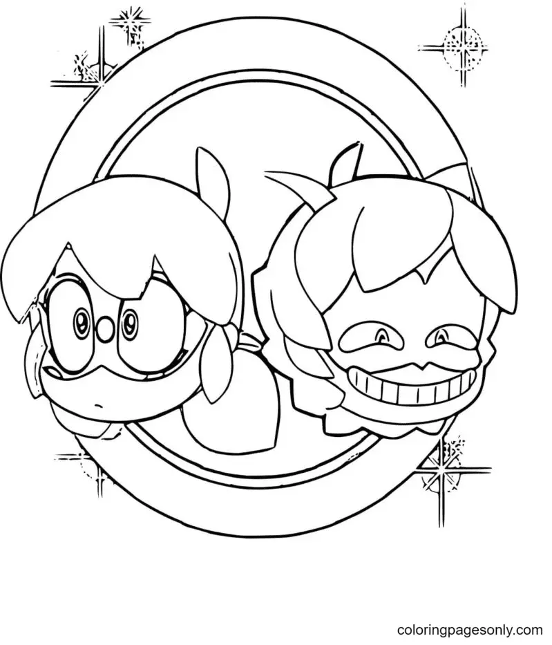 Ladybug and Cat Noir Coloring Pages 66