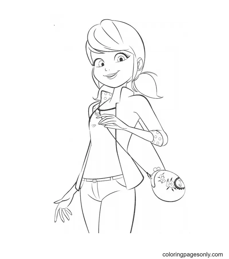 Ladybug and Cat Noir Coloring Pages 74