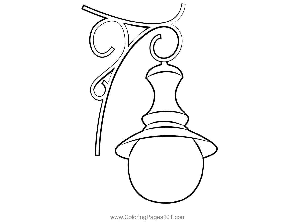 Lamps Coloring Pages 1
