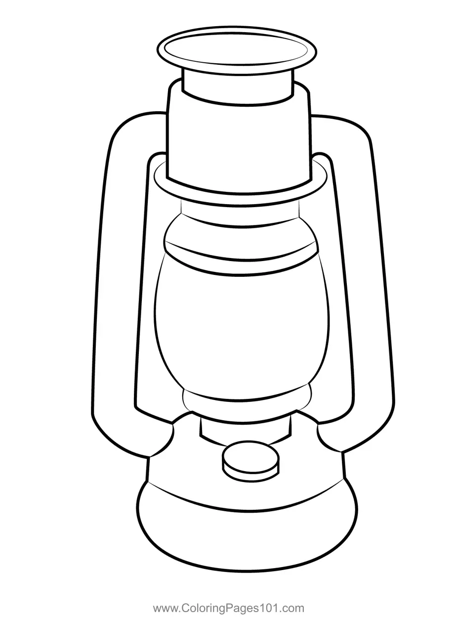 Lamps Coloring Pages 6