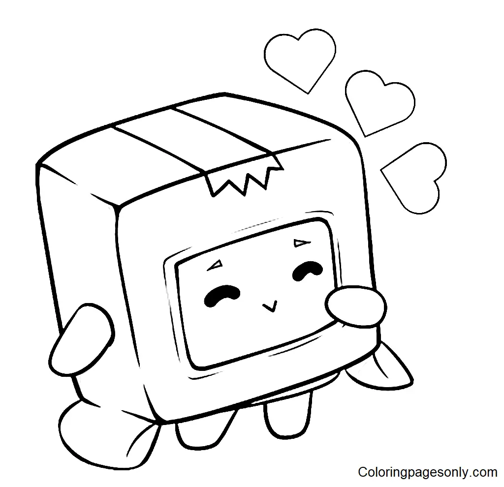 Desenhos de LankyBox Para Colorir 23