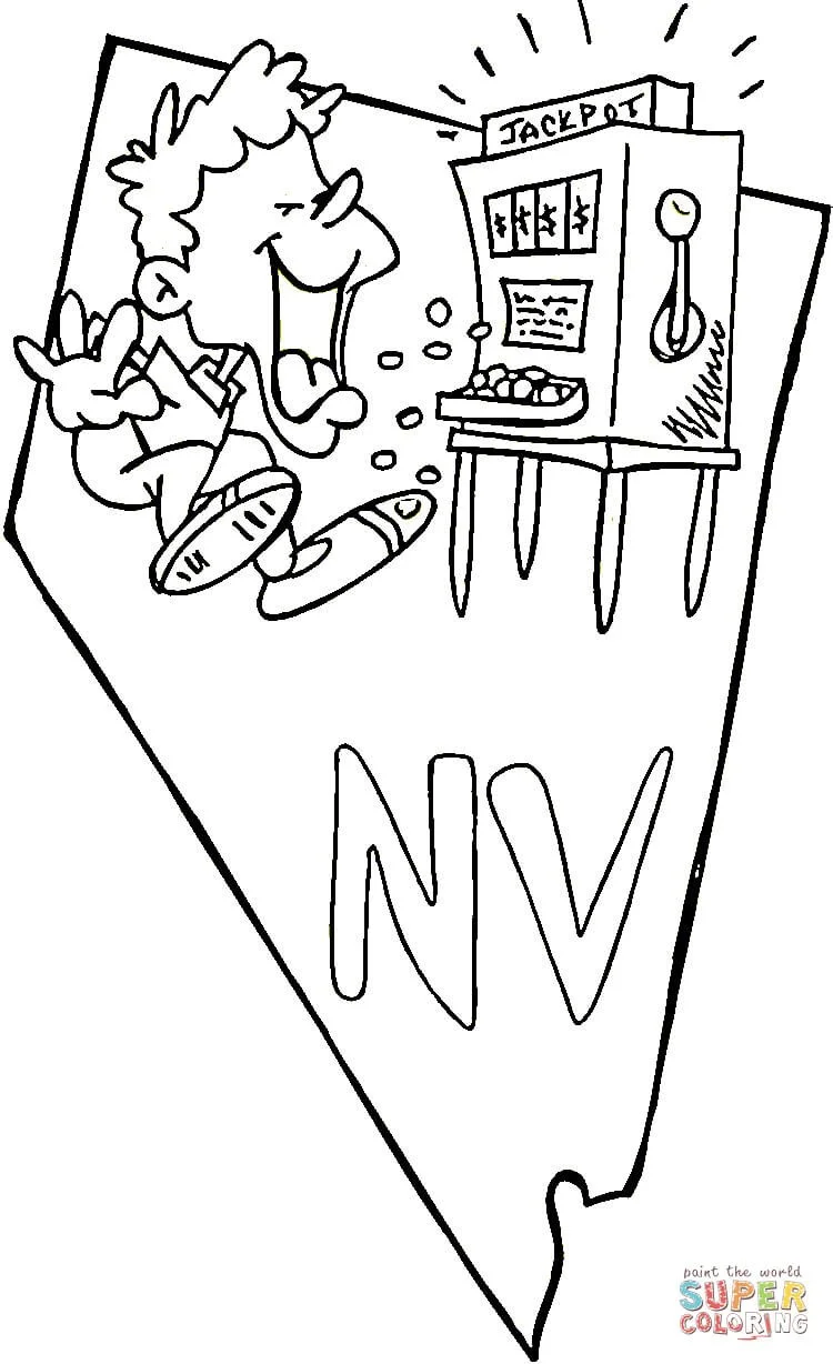 Las Vegas Coloring Pages 10