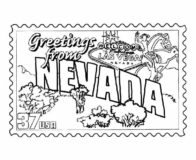 Las Vegas Coloring Pages 4