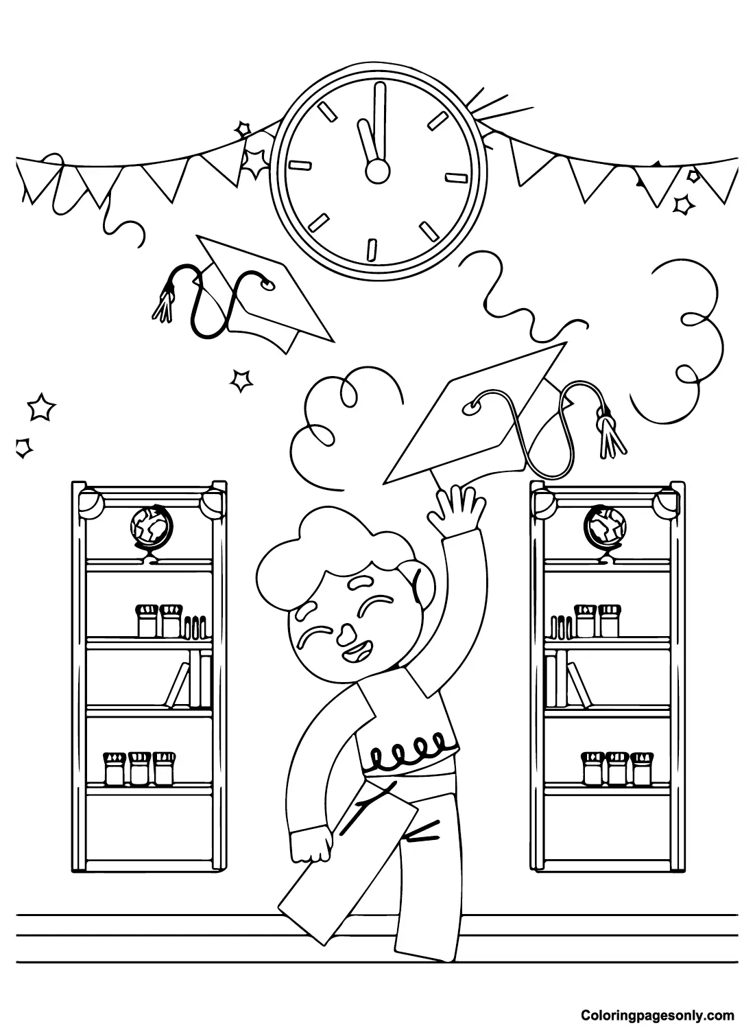 Last Day of School Coloring Pages 11