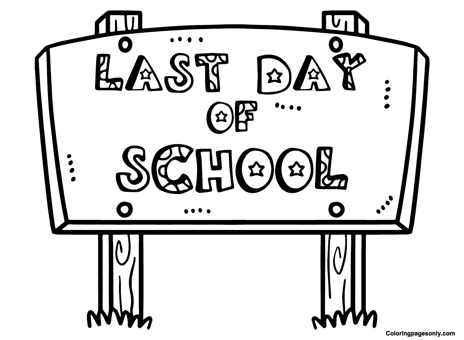 Last Day of School Coloring Pages 19