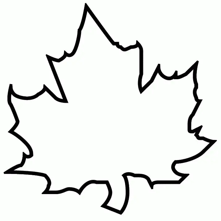 Leaf Coloring Pages 10