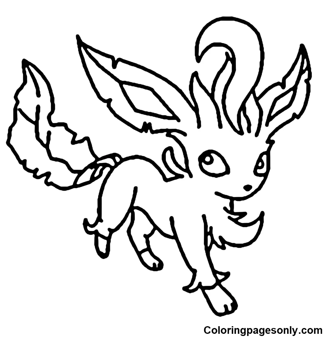 Leafeon Coloring Pages 18
