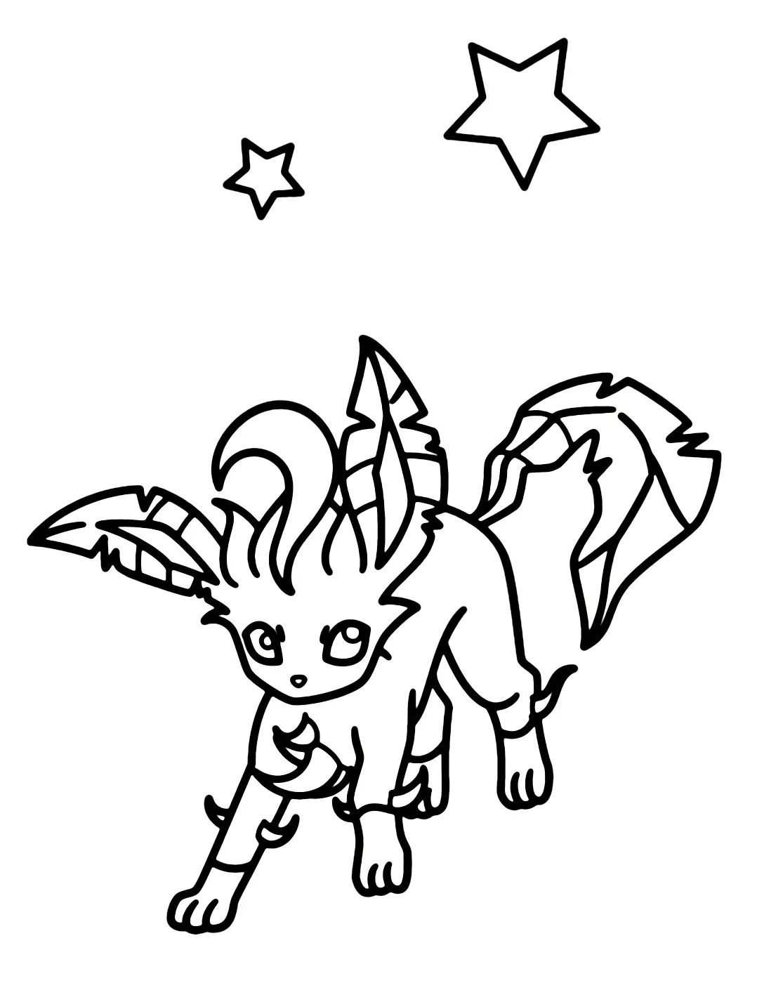 Leafeon Coloring Pages 19