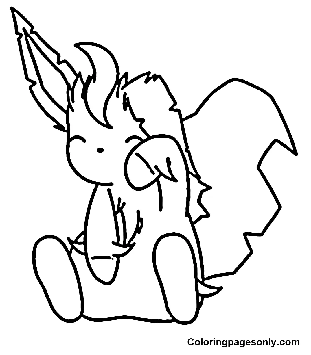 Leafeon Para Colorear