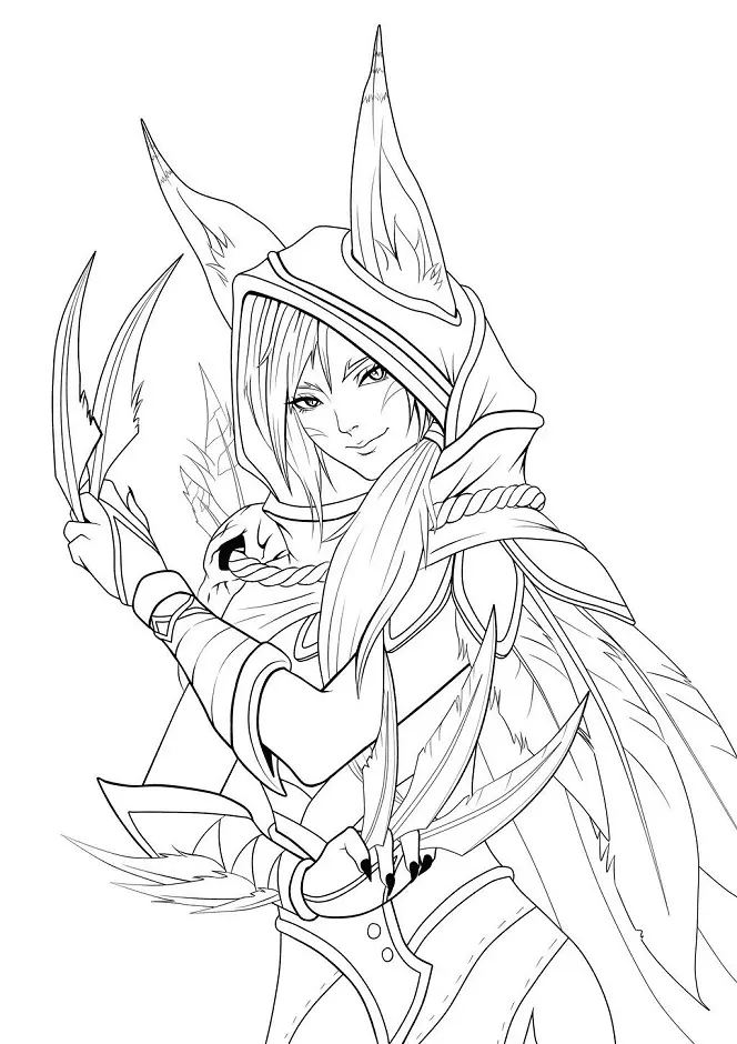 League of Legends Coloring Pages 11
