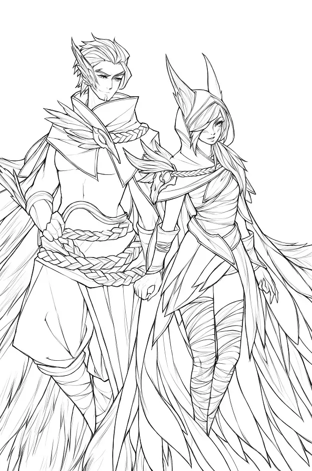 League of Legends Coloring Pages 27