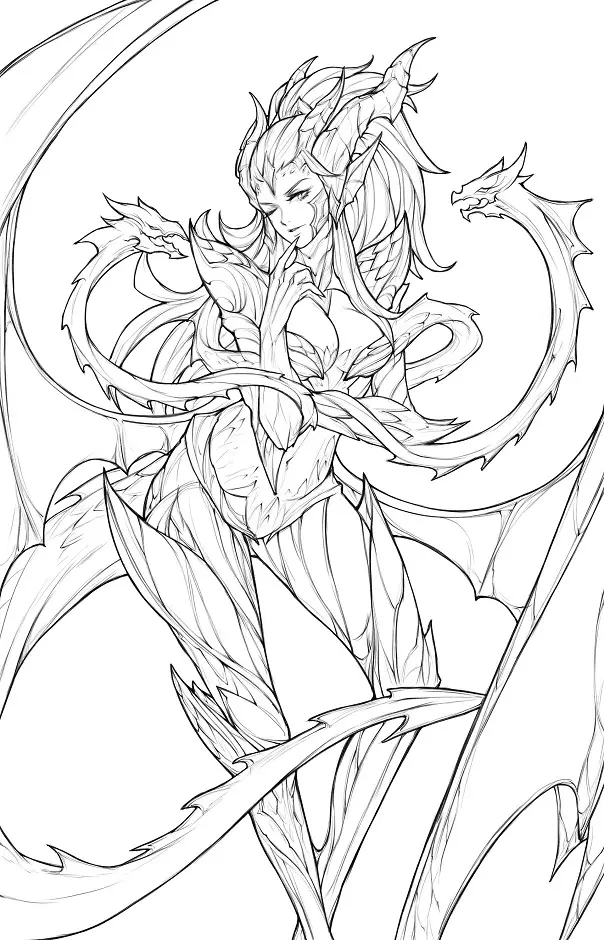 League of Legends Coloring Pages 36