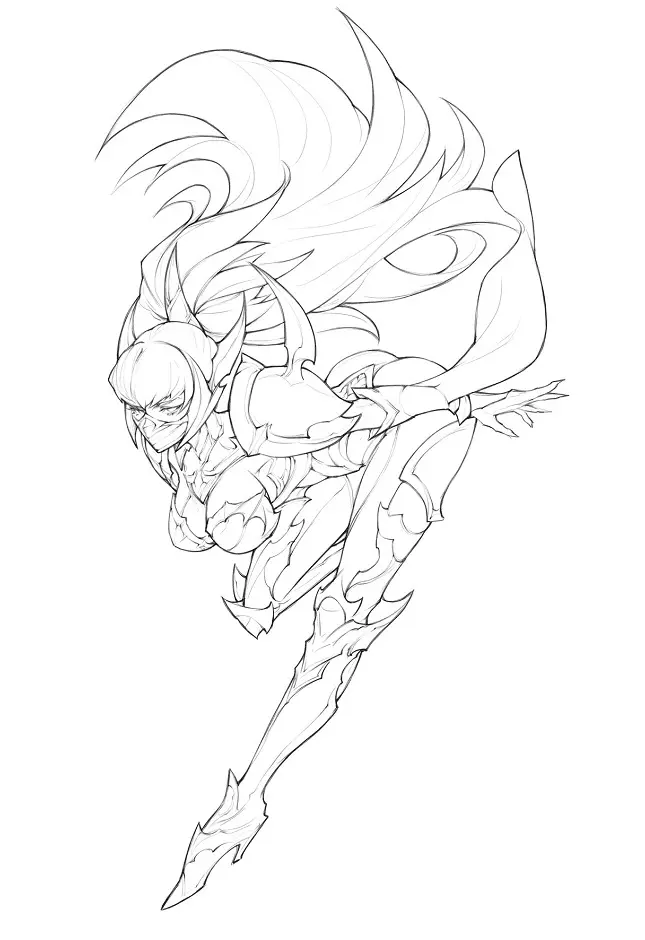 League of Legends Coloring Pages 38